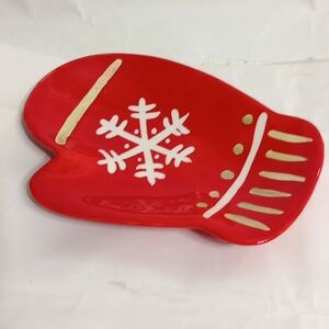 Winter mitten dish set